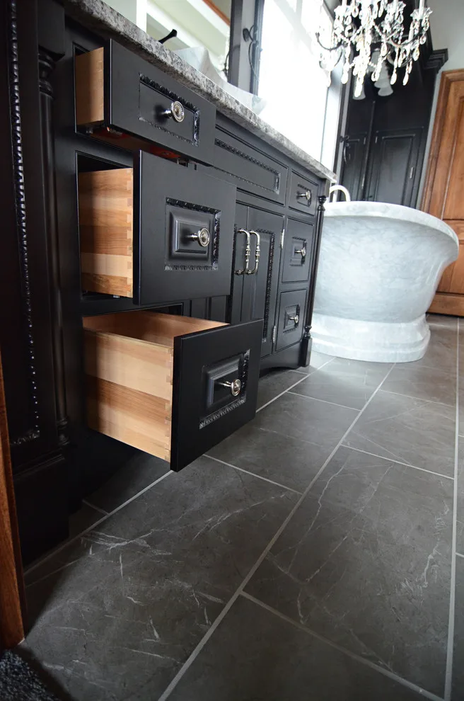 Elegant Tailored Bathrooms by Cornerstone Builders Of Terre Haute, Inc. - Photo 7
