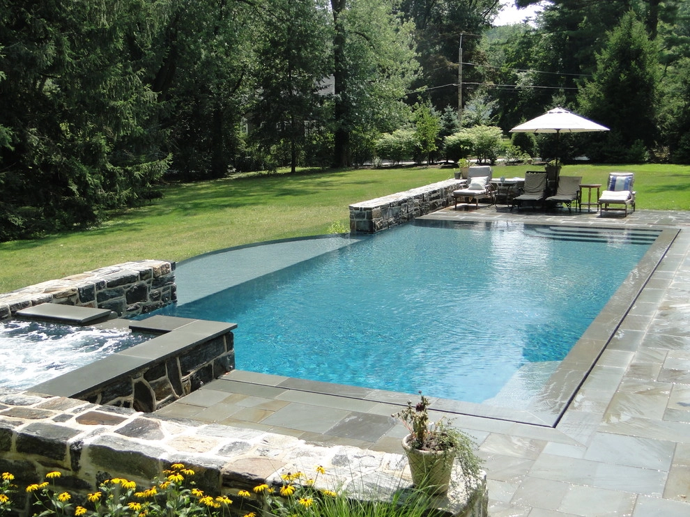 Infinity Edge Elements - Bryn Mawr, PA by Wallace Landscape Associates - Photo 8