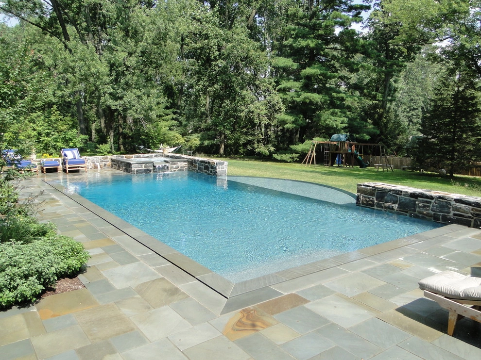 Infinity Edge Elements - Bryn Mawr, PA by Wallace Landscape Associates - Photo 5