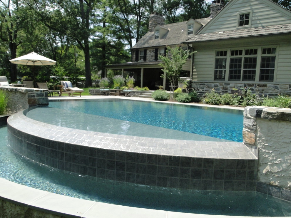 Infinity Edge Elements - Bryn Mawr, PA by Wallace Landscape Associates - Photo 9