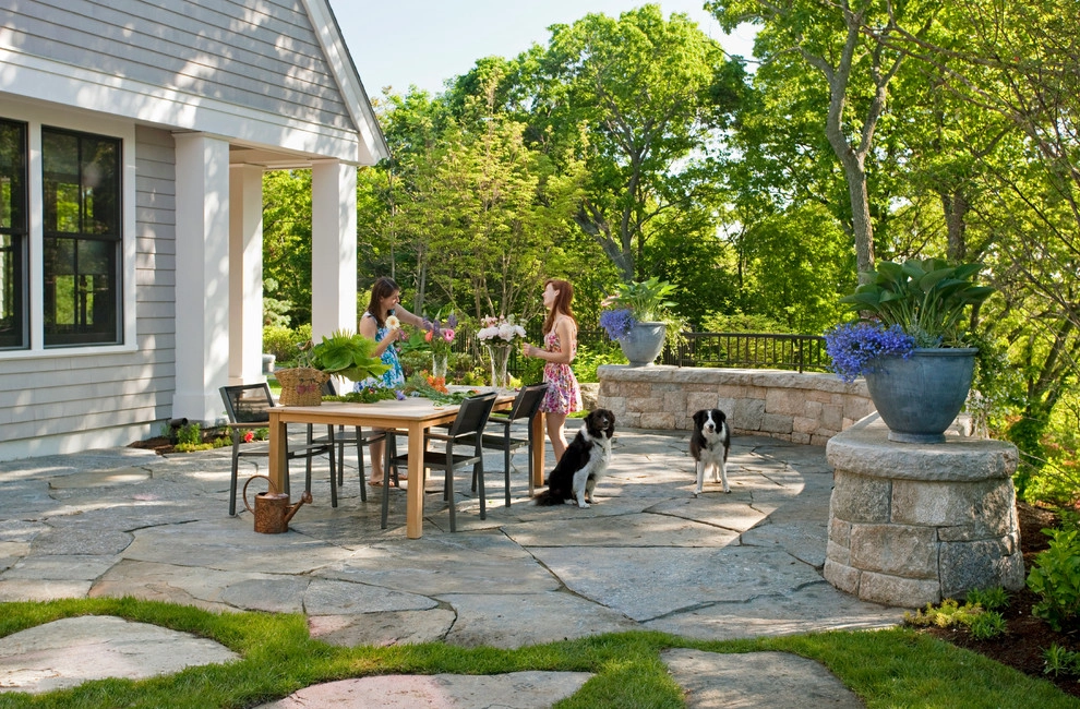 Contemporary Outdoor Living Space by Bilowz Associates Inc. - Photo 3