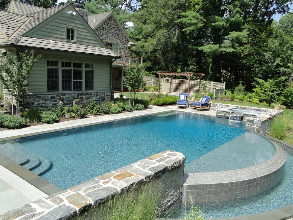 Infinity Edge Elements - Bryn Mawr, PA by Wallace Landscape Associates - Photo 10