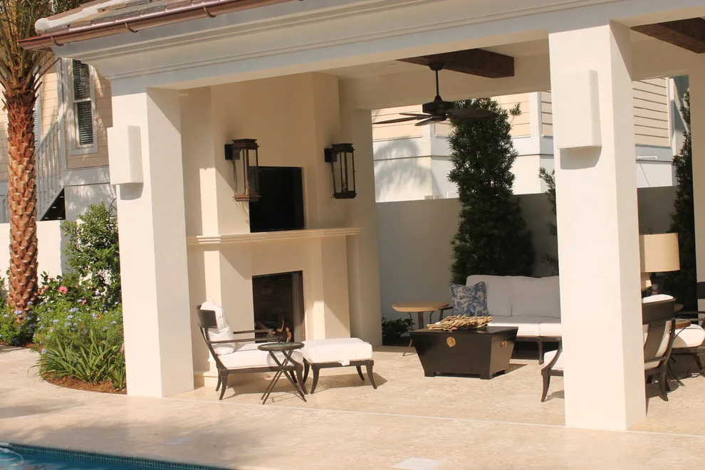 Cabana, Guest Lodge & Courtyard Swimming Pool by DKM Custom Homes - Photo 18