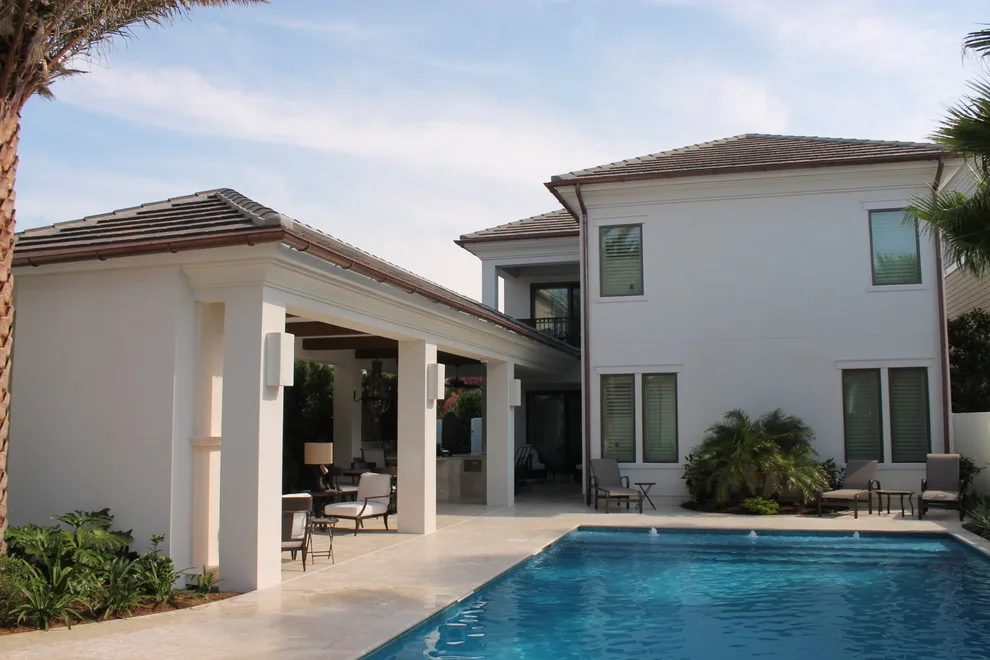 Cabana, Guest Lodge & Courtyard Swimming Pool by DKM Custom Homes - Photo 35