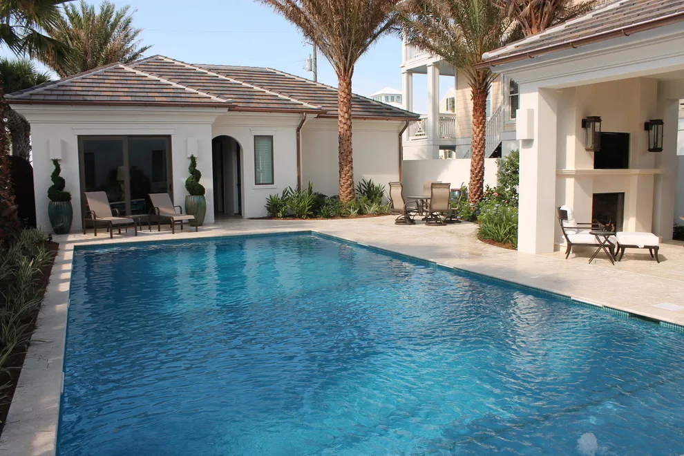 Cabana, Guest Lodge & Courtyard Swimming Pool by DKM Custom Homes - Photo 9