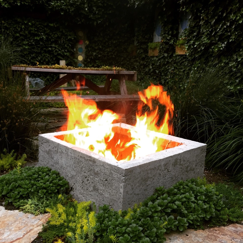 Outdoor Fire Places by Wheel & Barrow Landscape Design & Maintenance - Photo 2