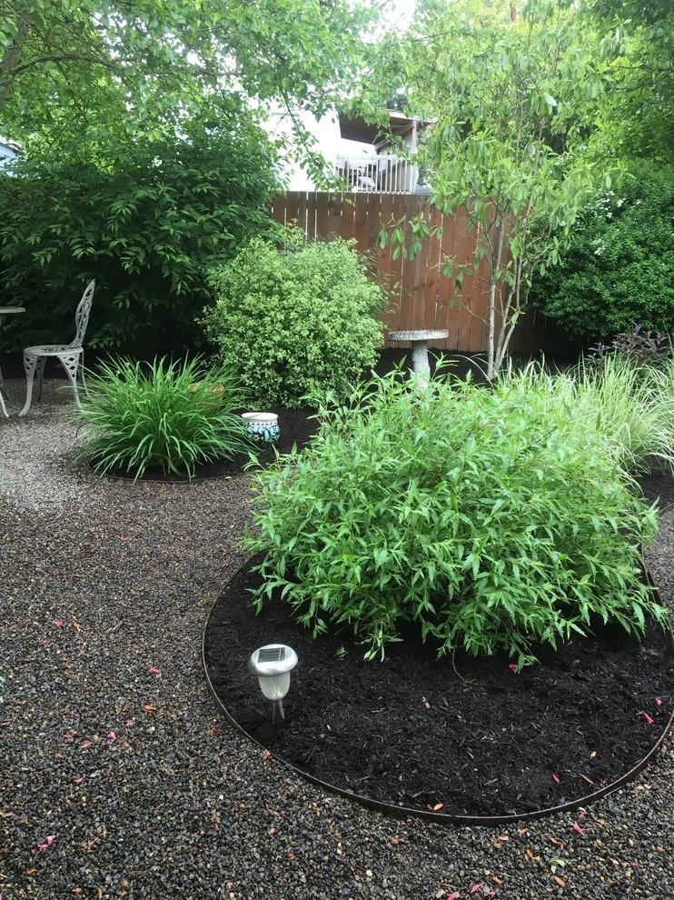 St. Johns Garden with Rustic Garden Shed by Wheel & Barrow Landscape Design & Maintenance - Photo 7
