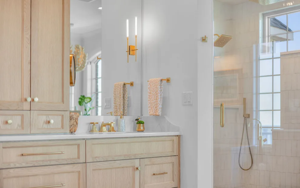 Chic Bathroom Renovation at the Beach by EDC Homes - Photo 12