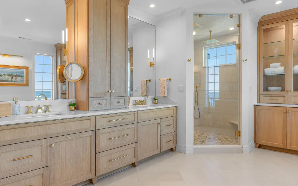 Chic Bathroom Renovation at the Beach by EDC Homes - Photo 18