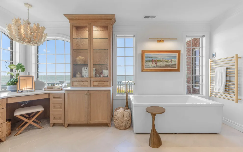 Chic Bathroom Renovation at the Beach by EDC Homes - Photo 4