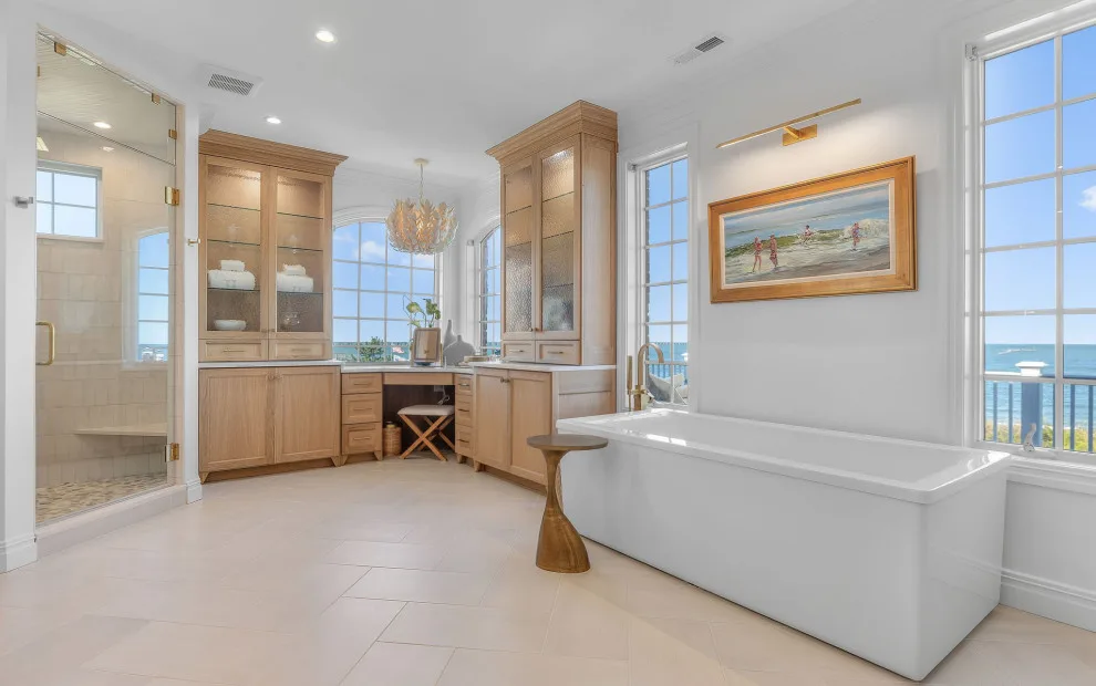 Chic Bathroom Renovation at the Beach by EDC Homes - Photo 11