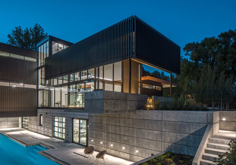 Contemporary Industrial Custom Residence by Bloomfield Custom Homes - Photo 37