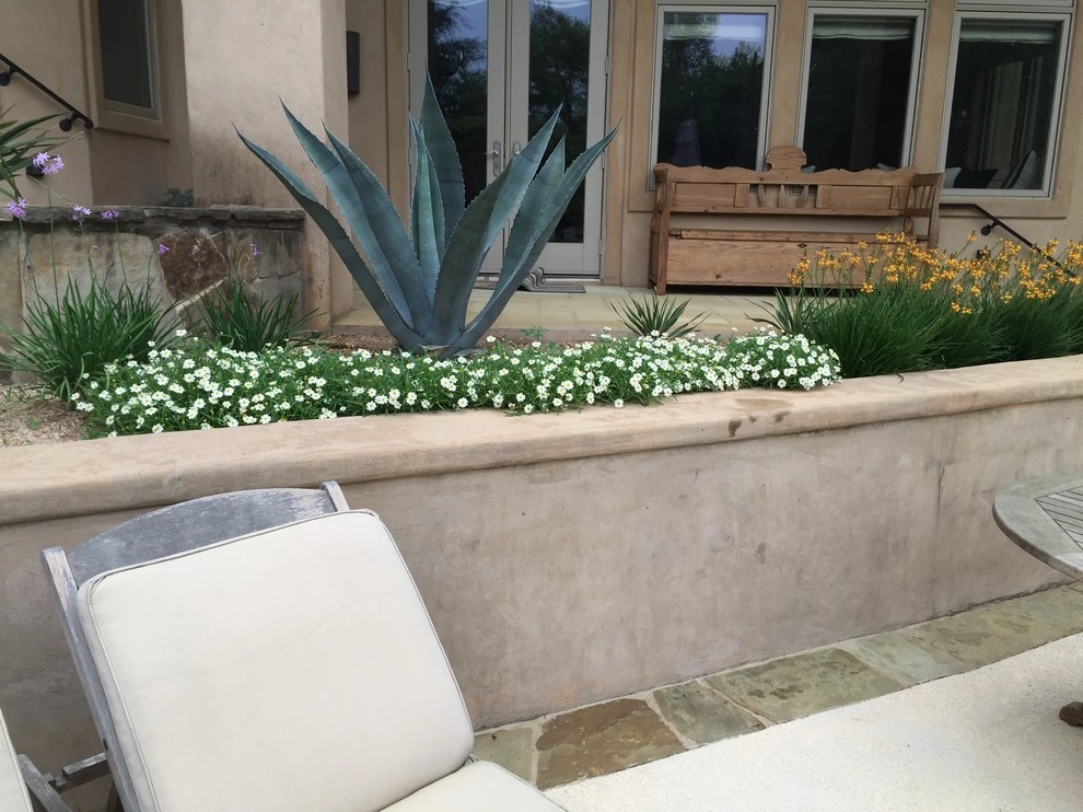 Back Porch/Poolside Xeriscape Garden by Blissful Gardens & Green Dragon Design - Photo 2