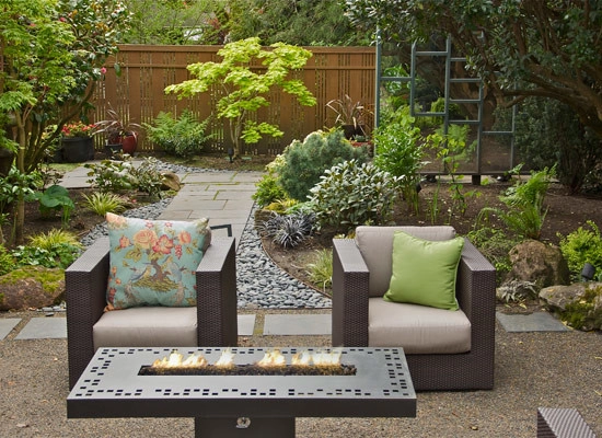 Mid Century Hardscape Patio Upgrade by Wolfstone Landscape Design - Photo 2