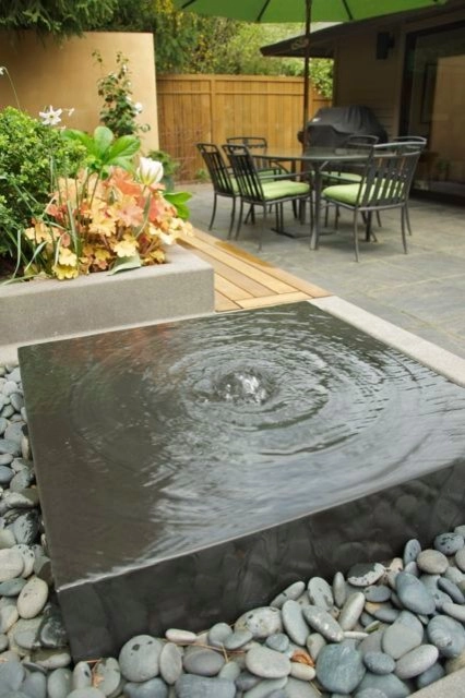 Mid Century Hardscape Patio Upgrade by Wolfstone Landscape Design - Photo 3