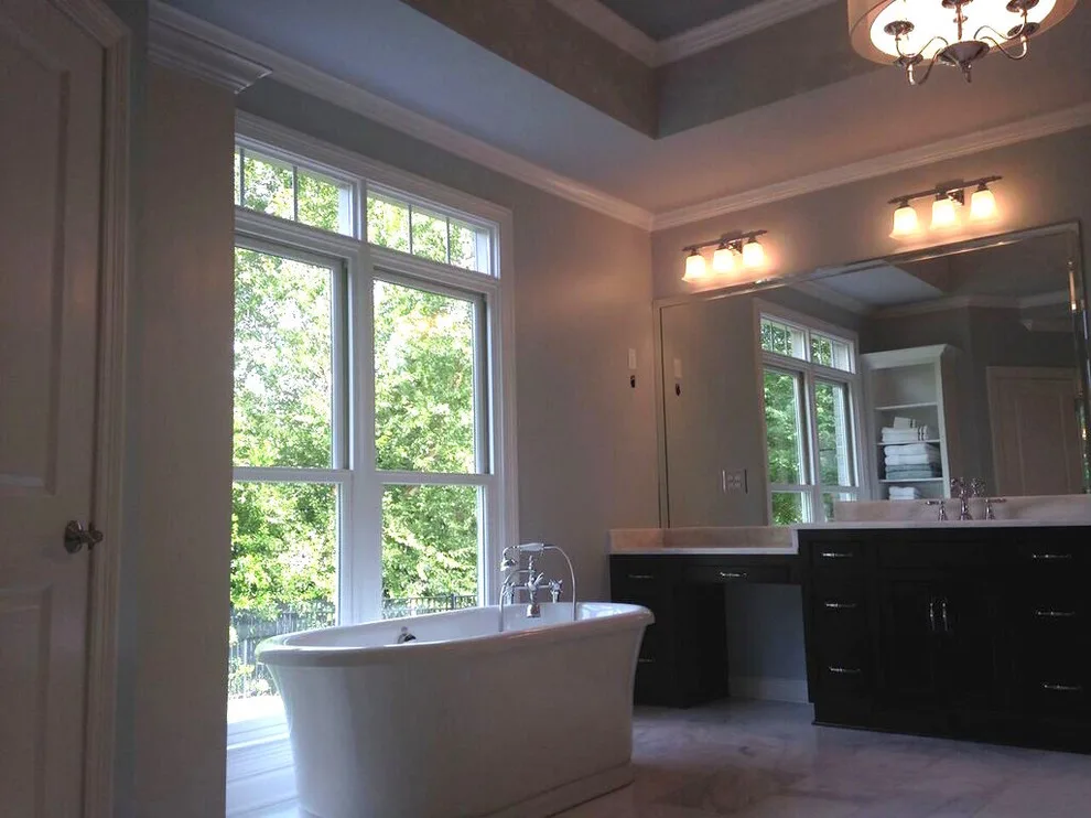 Modern White Master Bath Design (Nashville, TN) by Donnelly Timmons & Associates Inc. - Photo 3