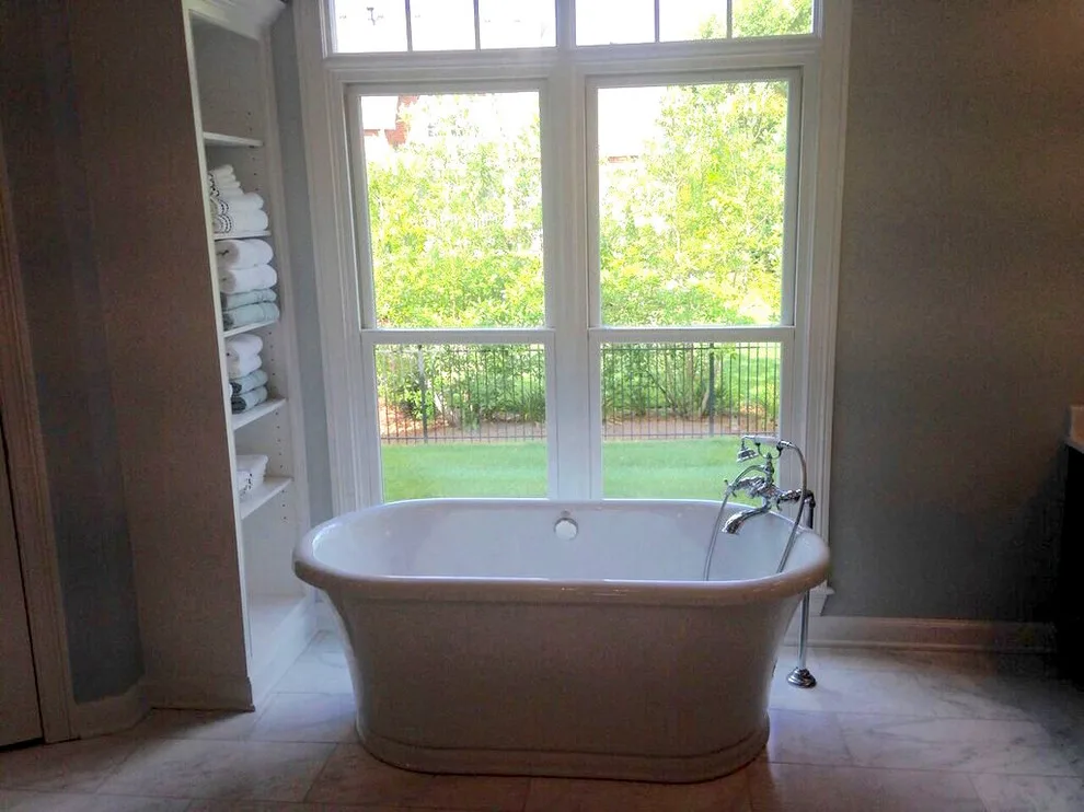 Modern White Master Bath Design (Nashville, TN) by Donnelly Timmons & Associates Inc. - Photo 2