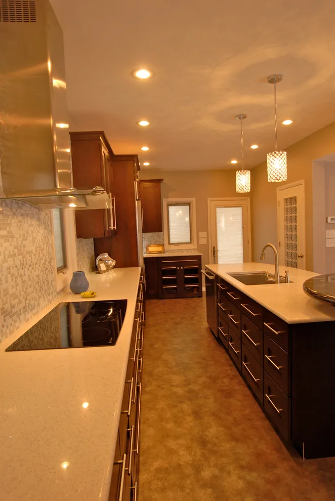 Modern Kitchen Renovation by Cornerstone Builders Of Terre Haute, Inc. - Photo 9