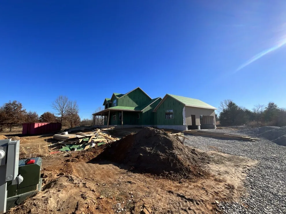 Custom Farmhouse Construction on 40 Acres | Ongoing by Top Shelf Home Builders - Photo 9