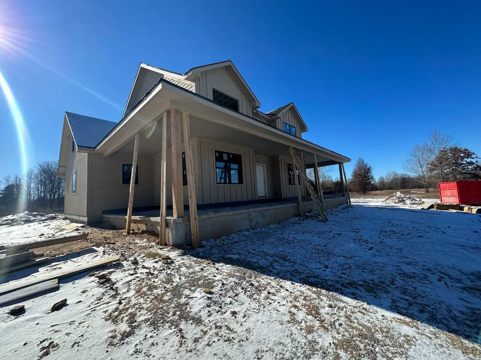 Custom Farmhouse Construction on 40 Acres | Ongoing by Top Shelf Home Builders - Photo 6