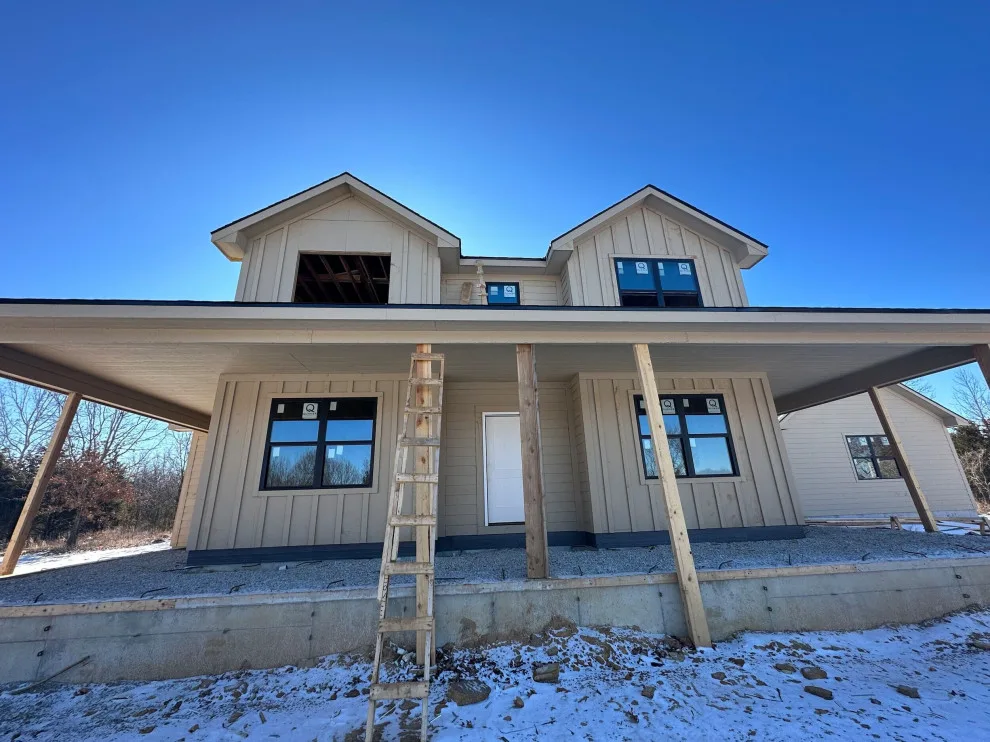 Custom Farmhouse Construction on 40 Acres | Ongoing by Top Shelf Home Builders - Photo 8