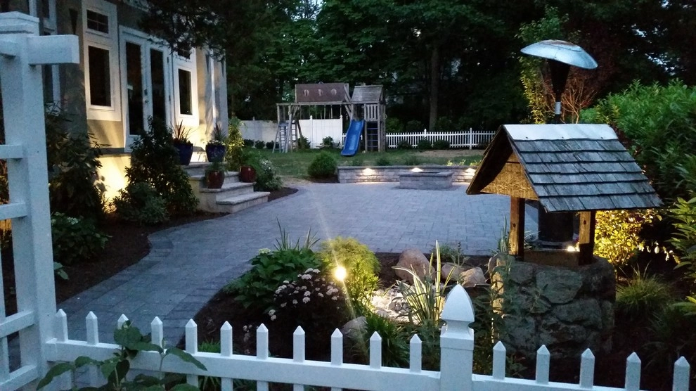 Maplewood expanded side patio with water feature by Z.O. Landscaping - Photo 4