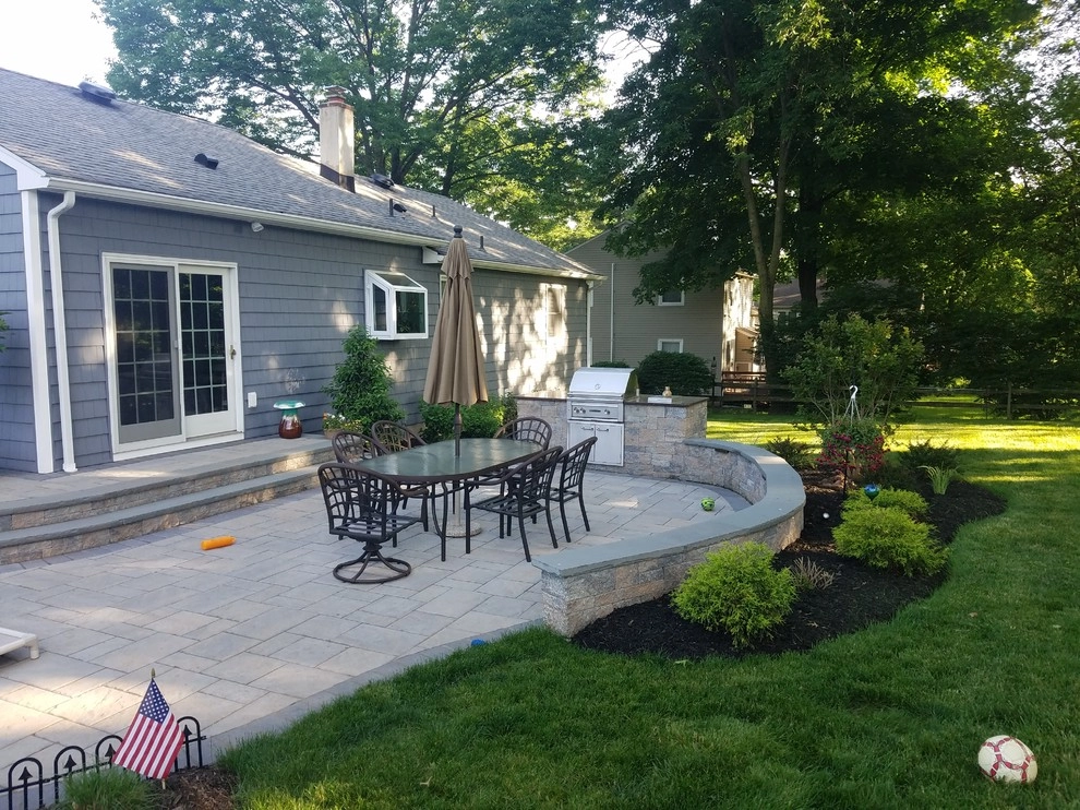 Paver patio with builtin BBQ by Z.O. Landscaping - Photo 8