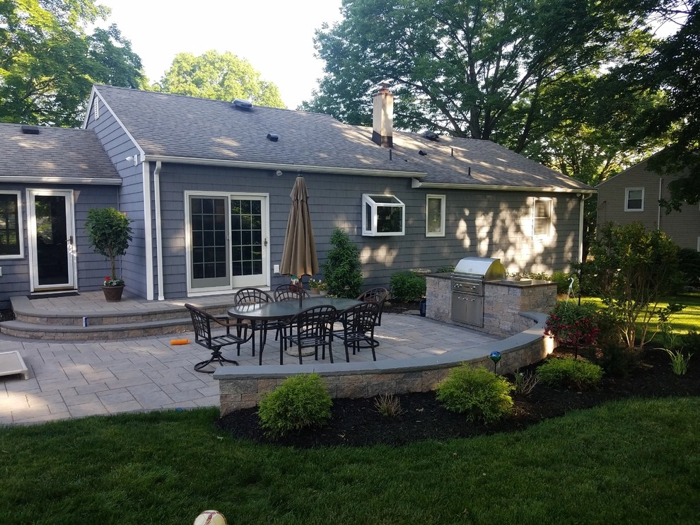 Paver patio with builtin BBQ by Z.O. Landscaping - Photo 7