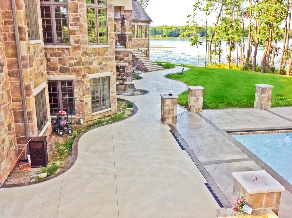 Bespoke Stamped Concrete - North Lima, OH by Master Plan Builders & Master Plan Design - Photo 3