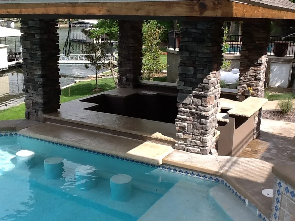 Ewing Swimming Pool and Outdoor Cooking Area by Allison Technical Contract Services Inc - Photo 4