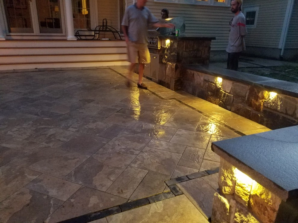 Easton patio, fire pit, outdoor kitchen by 1-877-lawn-crew - Photo 2