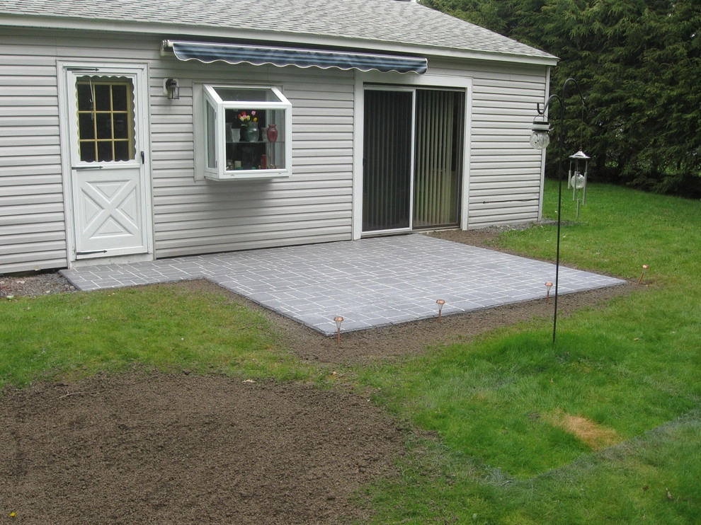 Spray texture concrete overlay in Abington by 1-877-lawn-crew - Photo 7