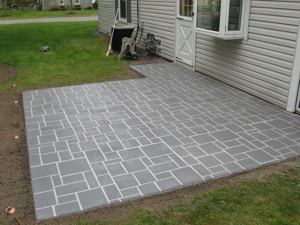 Spray texture concrete overlay in Abington by 1-877-lawn-crew - Photo 6