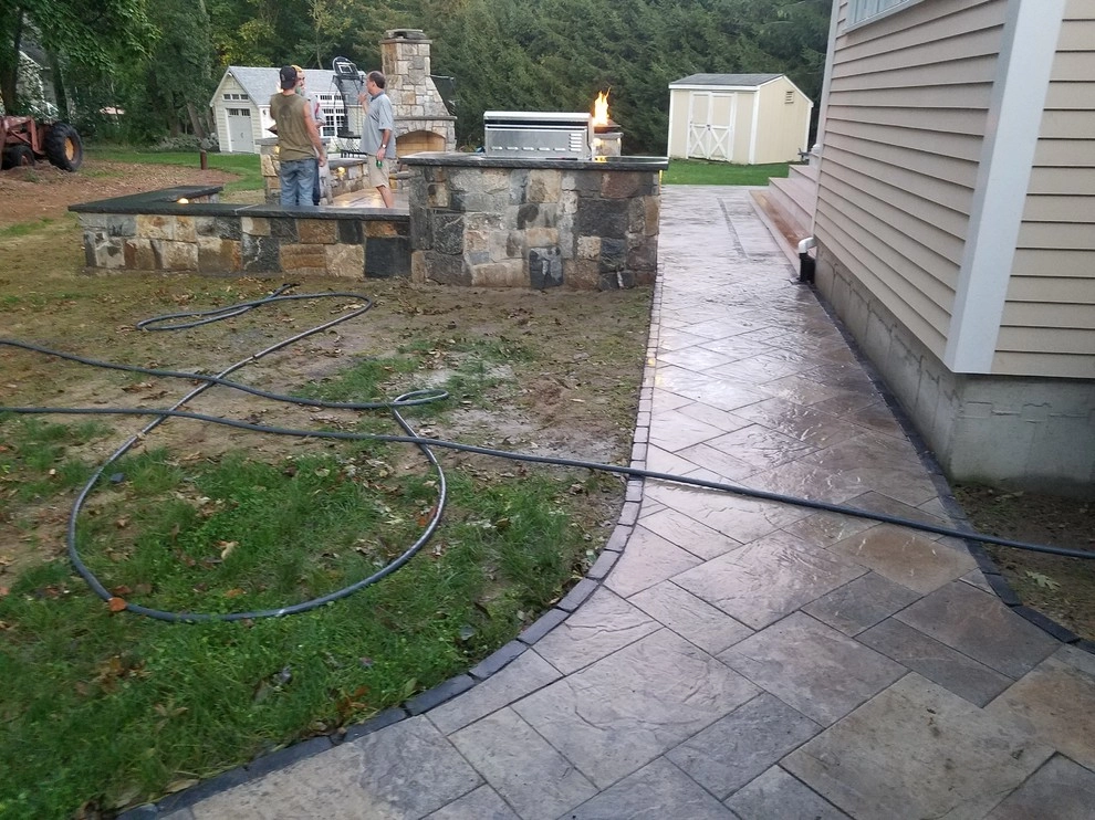 Easton patio, fire pit, outdoor kitchen by 1-877-lawn-crew - Photo 3