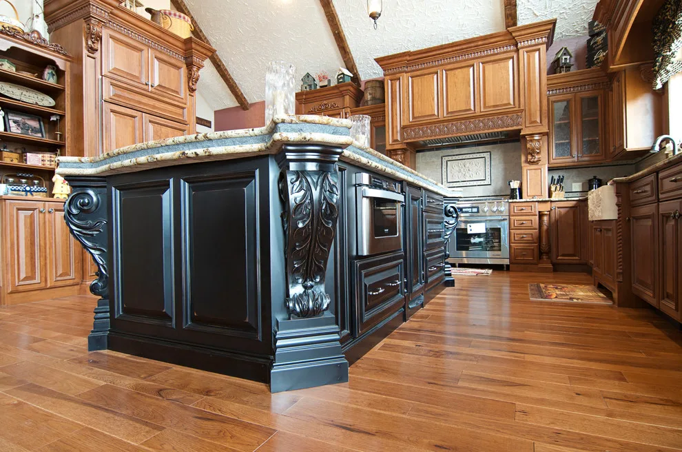 Elegant bespoke kitchen by Cornerstone Builders Of Terre Haute, Inc. - Photo 34