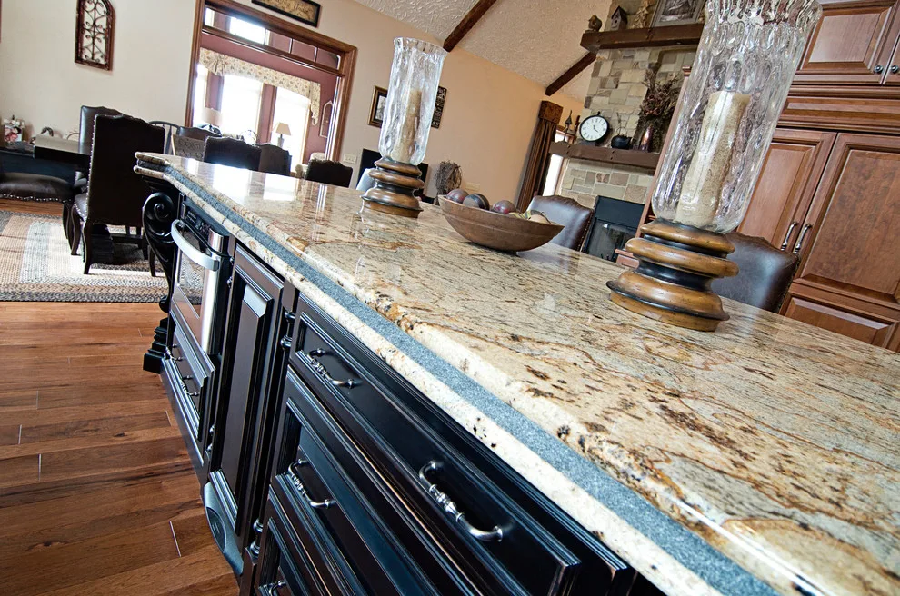 Elegant bespoke kitchen by Cornerstone Builders Of Terre Haute, Inc. - Photo 44
