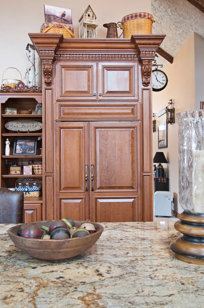 Elegant bespoke kitchen by Cornerstone Builders Of Terre Haute, Inc. - Photo 36