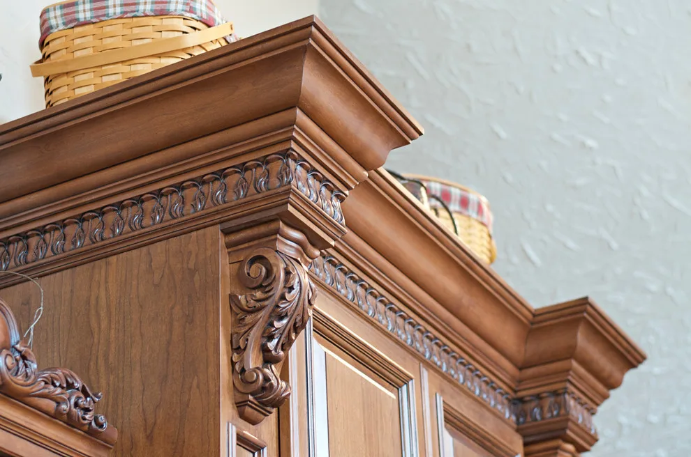 Elegant bespoke kitchen by Cornerstone Builders Of Terre Haute, Inc. - Photo 70