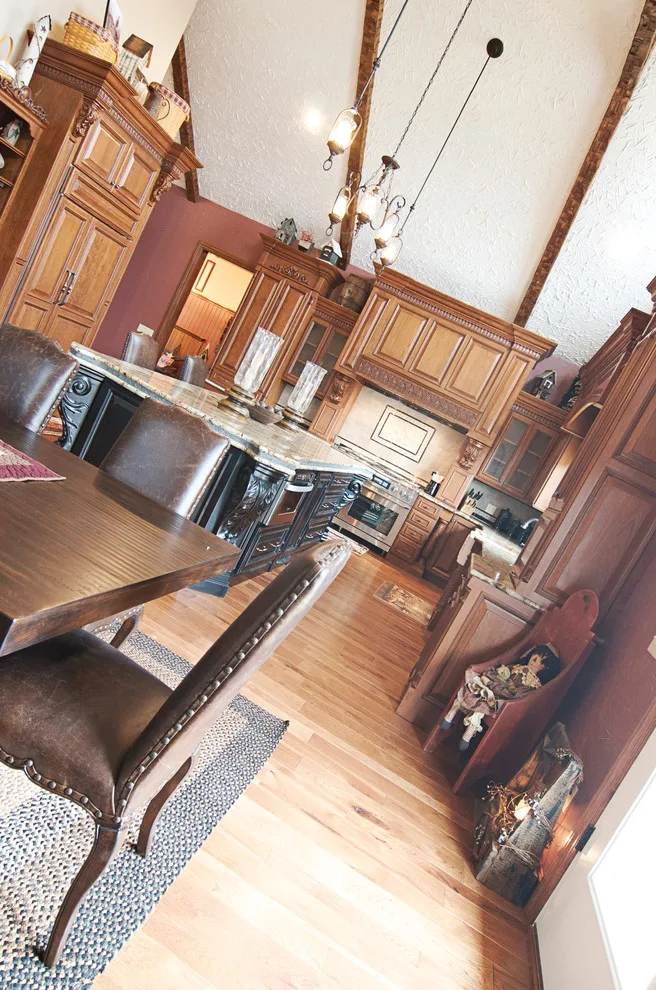 Elegant bespoke kitchen by Cornerstone Builders Of Terre Haute, Inc. - Photo 54