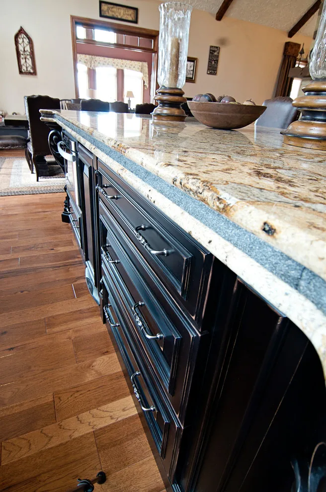Elegant bespoke kitchen by Cornerstone Builders Of Terre Haute, Inc. - Photo 45