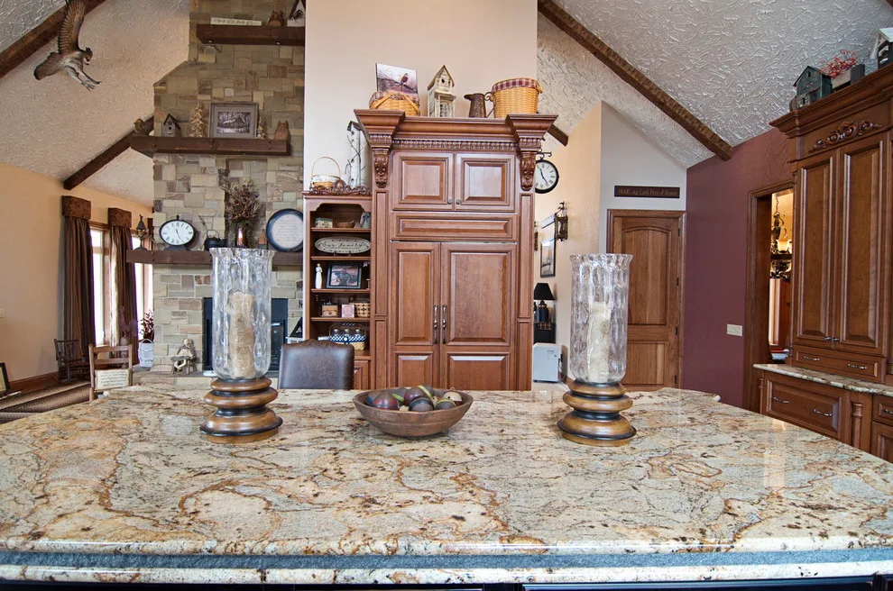 Elegant bespoke kitchen by Cornerstone Builders Of Terre Haute, Inc. - Photo 89