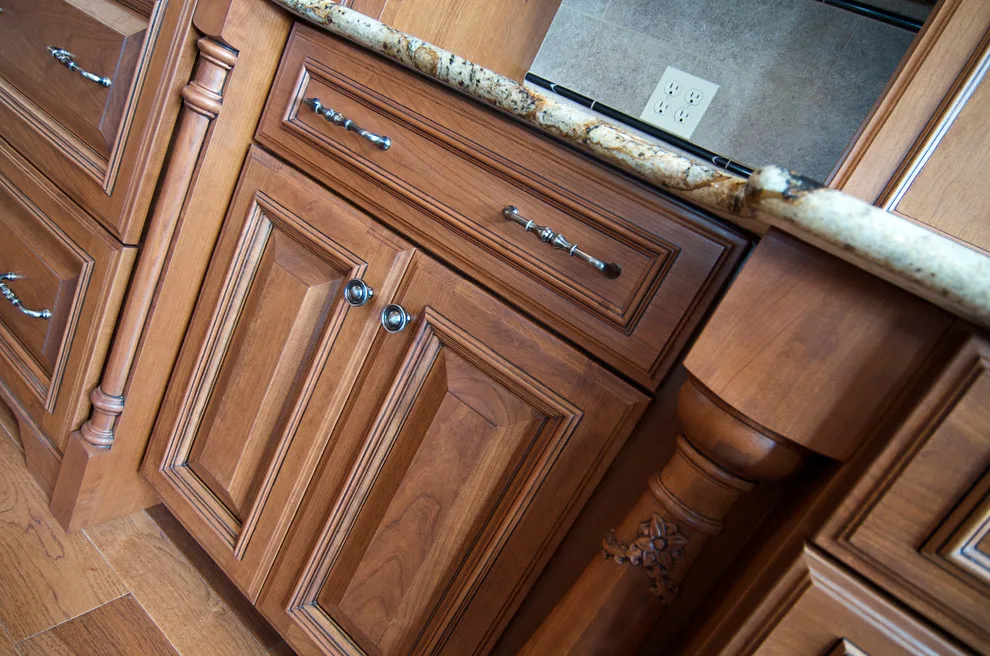 Elegant bespoke kitchen by Cornerstone Builders Of Terre Haute, Inc. - Photo 59