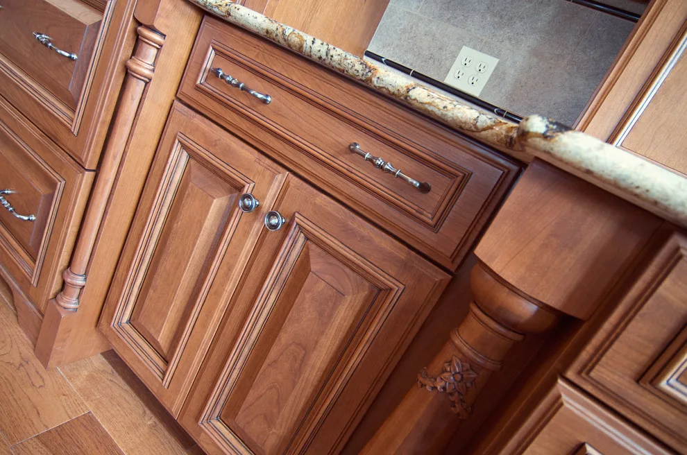 Elegant bespoke kitchen by Cornerstone Builders Of Terre Haute, Inc. - Photo 6