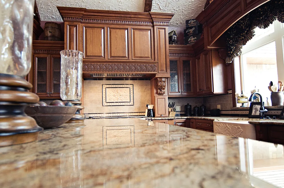 Elegant bespoke kitchen by Cornerstone Builders Of Terre Haute, Inc. - Photo 5