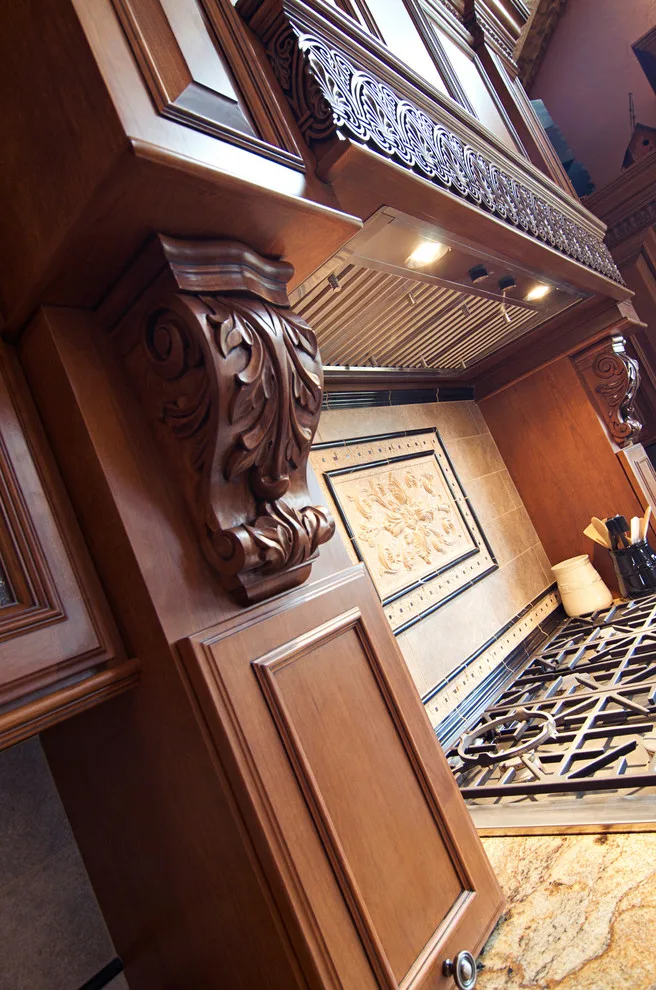 Elegant bespoke kitchen by Cornerstone Builders Of Terre Haute, Inc. - Photo 81