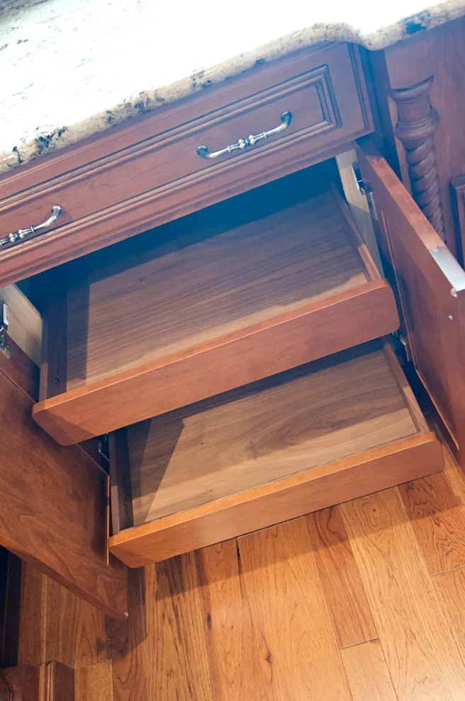 Elegant bespoke kitchen by Cornerstone Builders Of Terre Haute, Inc. - Photo 21