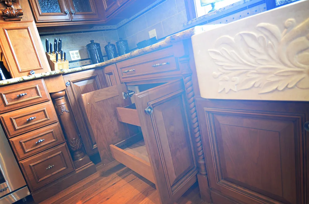 Elegant bespoke kitchen by Cornerstone Builders Of Terre Haute, Inc. - Photo 22