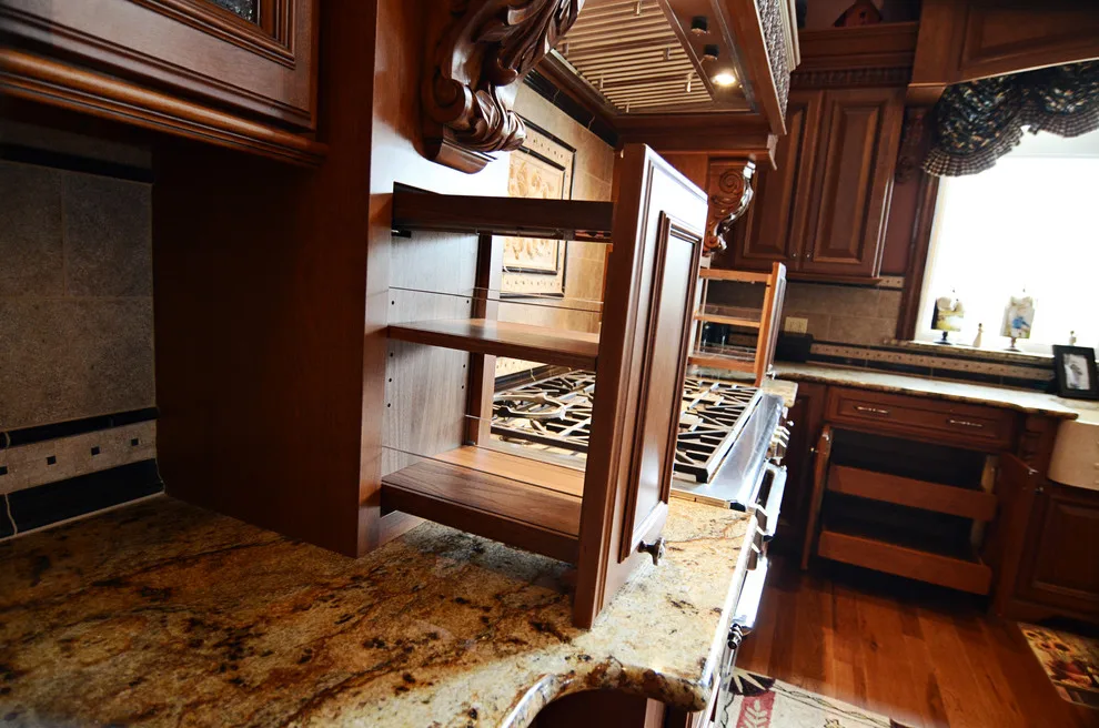 Elegant bespoke kitchen by Cornerstone Builders Of Terre Haute, Inc. - Photo 19