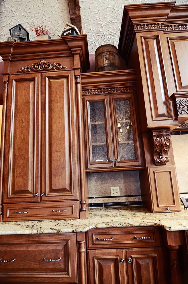 Elegant bespoke kitchen by Cornerstone Builders Of Terre Haute, Inc. - Photo 14