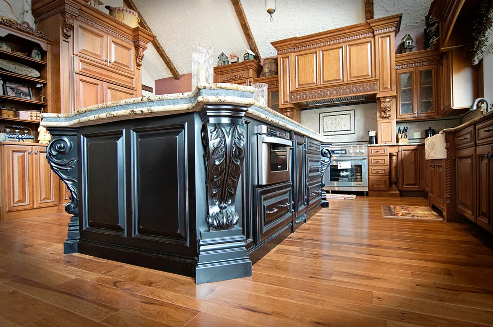 Elegant bespoke kitchen by Cornerstone Builders Of Terre Haute, Inc. - Photo 25